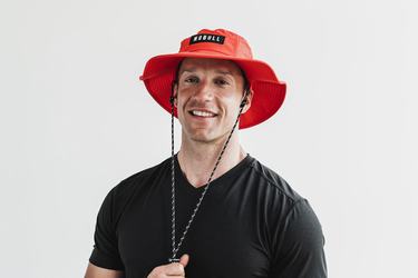 Nobull Boonie Men's Hats Red | Australia (WH4763)